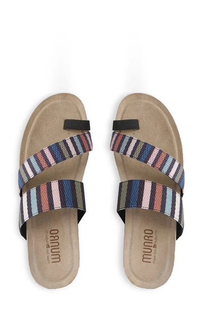 Shop Munro Aries Sandal In Stripe Multi-gore