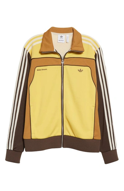 Adidas X Wales Bonner Three-stripe Jersey Track Jacket In Gold | ModeSens