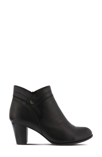 Spring Step Italia Bootie In Black Leather