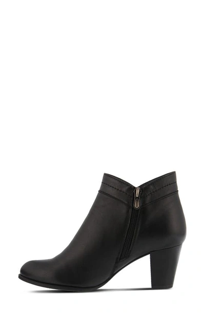 Spring Step Italia Bootie In Black Leather