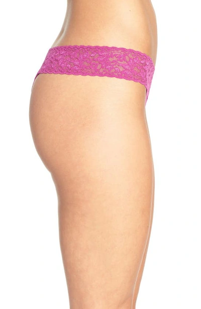 Shop Hanky Panky Original Rise Thong In Chateau Rose Pink