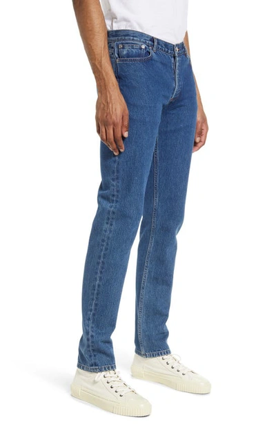 Shop Apc Petit New Standard Jeans In Indigo D