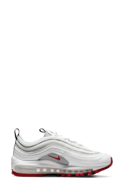 Shop Nike Kids' Air Max 97 Sneaker In White/ Red/ Grey