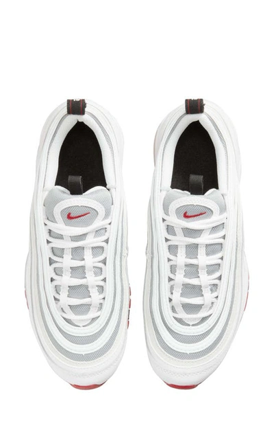 Shop Nike Kids' Air Max 97 Sneaker In White/ Red/ Grey