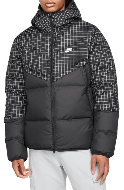 Nike Men's Sportswear Storm-fit Windrunner Hooded Jacket Black/sail ModeSens