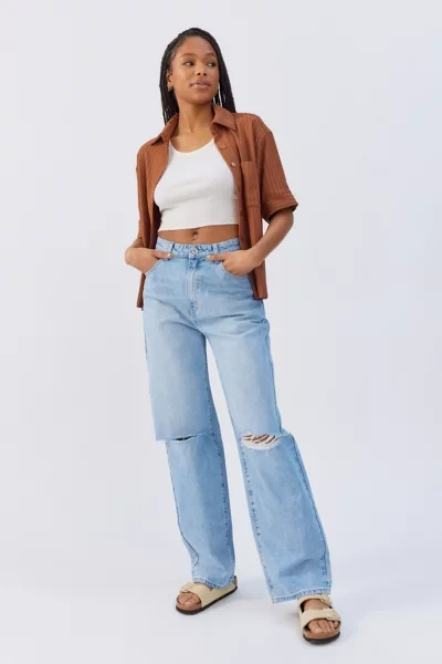 Shop Abrand A Brand A Carrie High-waisted Jean In Tinted Denim