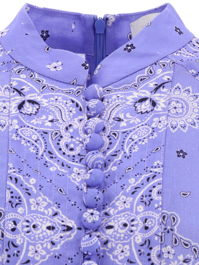Shop Zimmermann "violet" Dress In Purple
