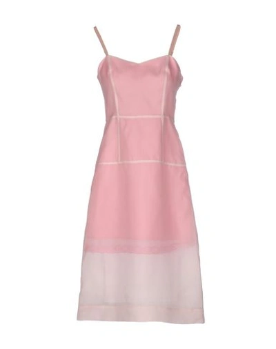 Marc By Marc Jacobs Knee-length Dresses In Pink