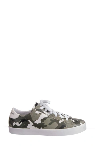 Shop Otbt Court Print Sneaker In Camo Leather