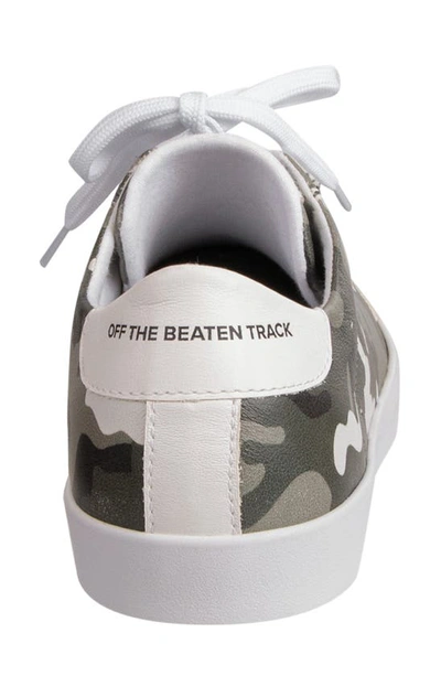 Shop Otbt Court Print Sneaker In Camo Leather