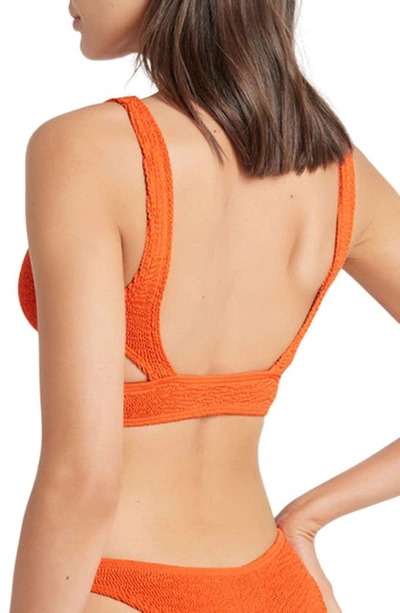 Shop Bound By Bond-eye Nino Cutout Bikini Top In Vermillion