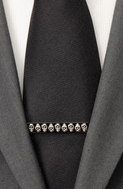 Shop Cufflinks, Inc 3d Skull Tie Clip In Black