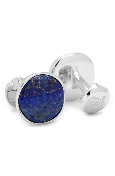 Shop Cufflinks, Inc Lapis Lazuli Cuff Links In Blue