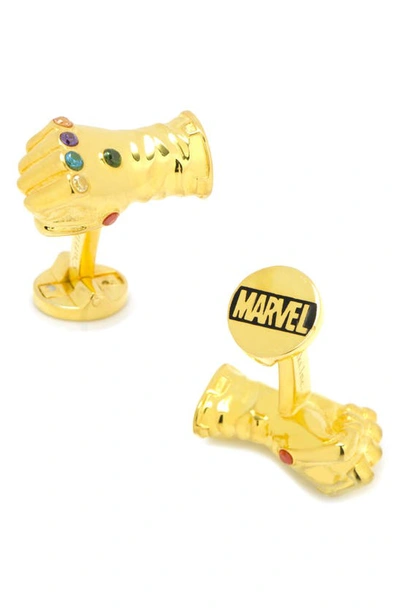 Shop Cufflinks, Inc 3d Thanos Infinity Gauntlet Cuff Links In Gold