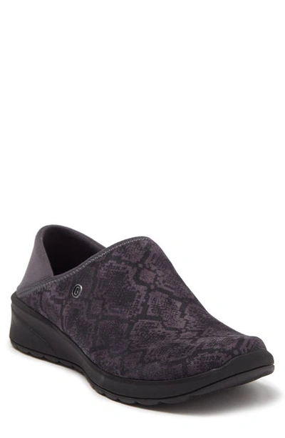Bzees Getaway Slip on Sneaker In Grey Snake ModeSens
