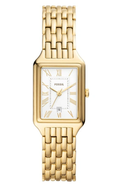 Shop Fossil Raquel Bracelet Watch, 23mm In Gold