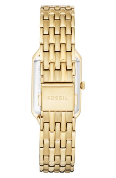 Shop Fossil Raquel Bracelet Watch, 23mm In Gold