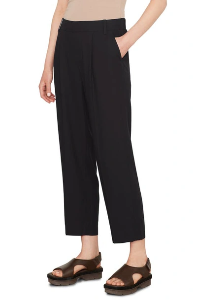 Shop Vince Drapey Pull-on Pants In Black