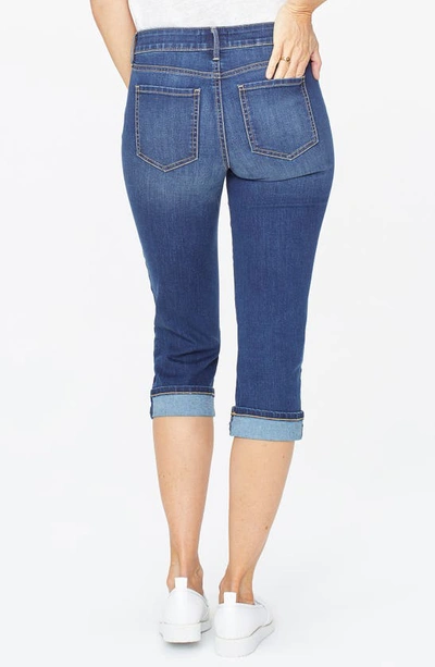 Shop Nydj Marilyn Cool Embrace Straight Crop Jeans In Junipero