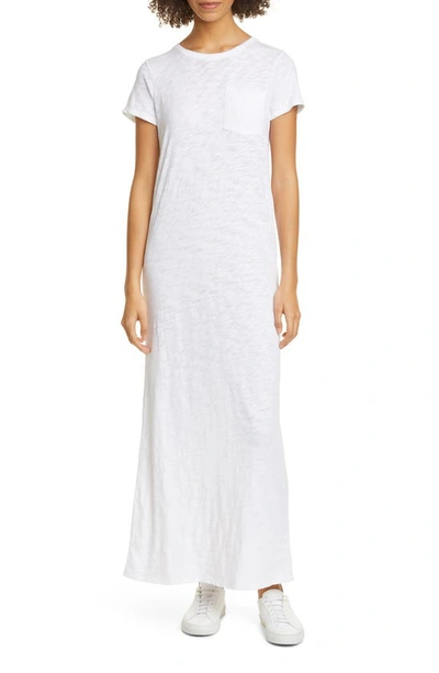 Shop Atm Anthony Thomas Melillo Maxi T-shirt Dress In Chalk