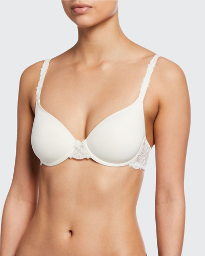 Shop Chantelle Champs Elysees Smooth Custom-fit T-shirt Bra In Black