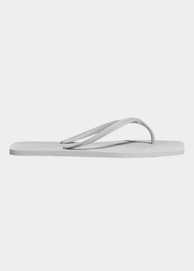 Shop Carlotha Ray Annick Rubber Flip Flop Sandals In White