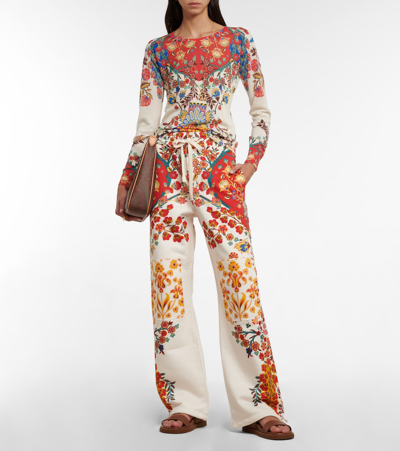 佩斯里涡纹棉质运动裤