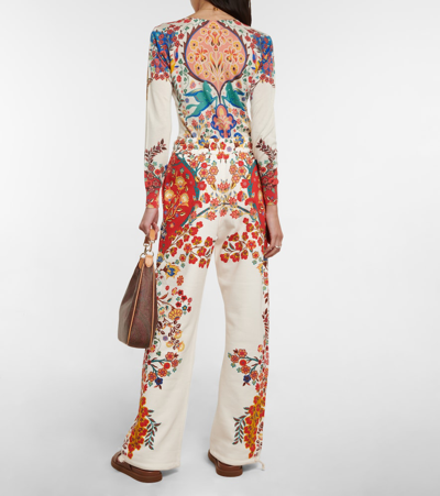 佩斯里涡纹棉质运动裤