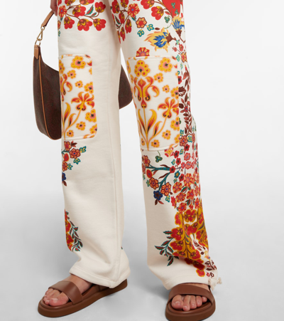 佩斯里涡纹棉质运动裤