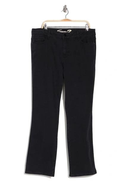 Shop Seven7 Bombshell Bootcut Jeans In Black
