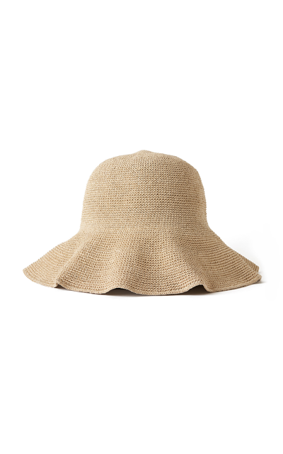 Shop Totême Women's Straw Hat In Neutral,black