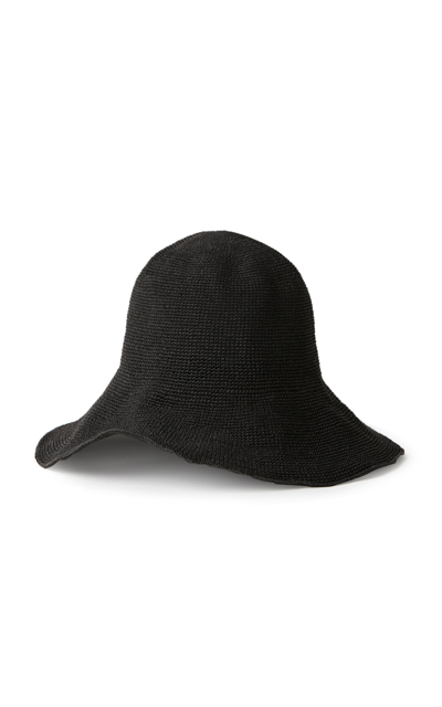 Shop Totême Women's Straw Hat In Neutral,black
