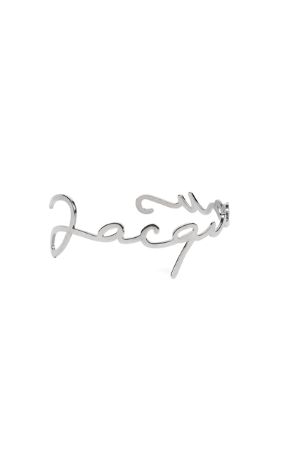 Shop Jacquemus Signatu Silver-tone Necklace