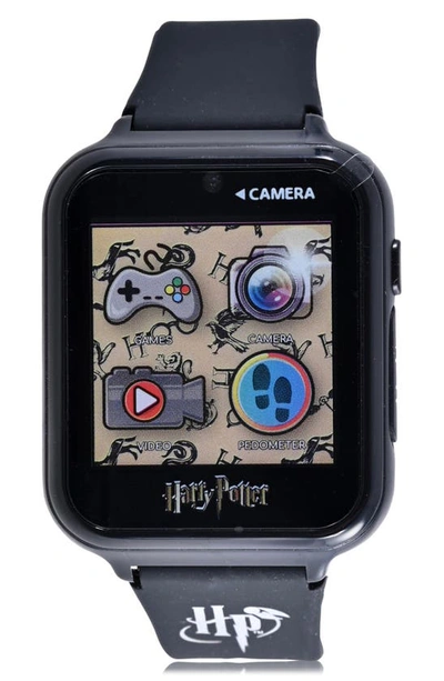 Shop Accutime Harry Potter Itimes Smartwatch In Black