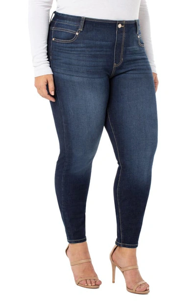 Shop Liverpool Gia Glider Pull-on Skinny Jeans In Payette
