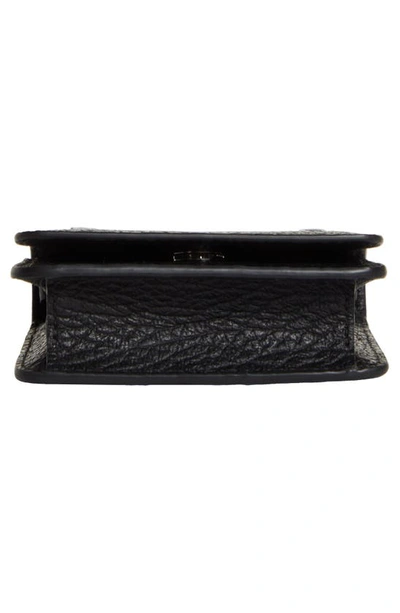 Maison Margiela Small Leather Chain Wallet Bag In Black