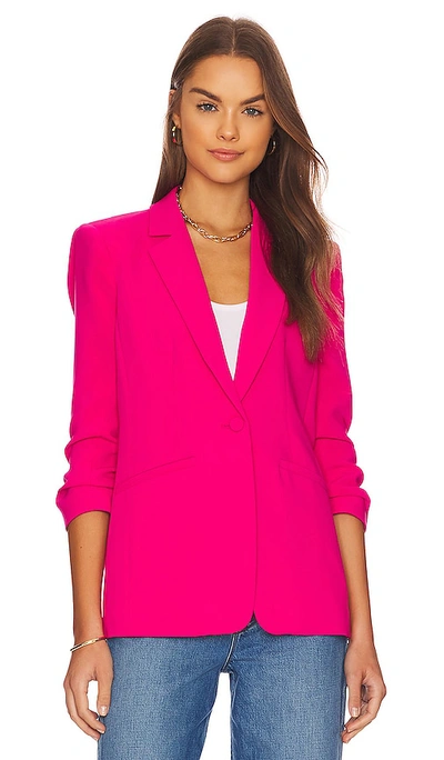 Shop Cinq À Sept Crepe Khloe Blazer In Pink