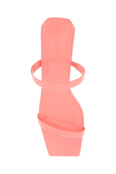 Shop By Far Tanya Mules In Pink
