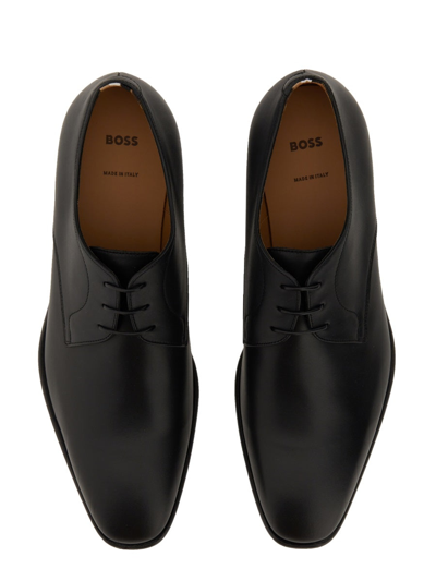 Shop Hugo Boss Derrby Shoe. In Black