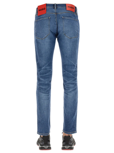 Shop Hugo Slim Fit Jeans In Blue