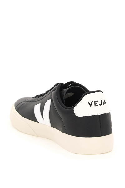 Shop Veja Campo Chromefree Leather Sneakers In Multicolor