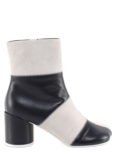 Shop Mm6 Maison Margiela Women's Ankle Boots -  - In Black Leather