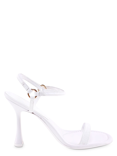 Shop By Far Sandals In White
