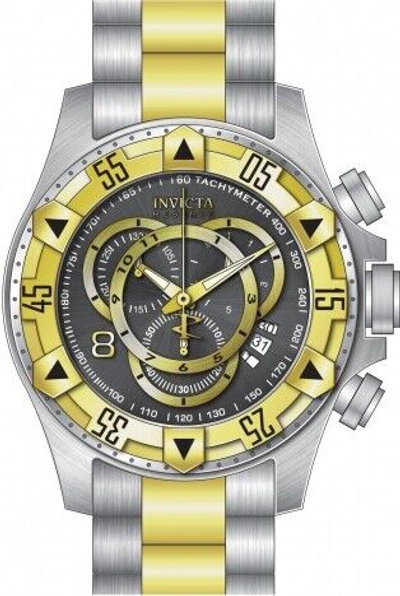 Pre-owned Invicta Men 52mm Reserve Touring Edition Shark Grey Swiss Chronograph Ss Watch