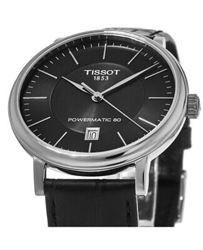 Pre-owned Tissot Carson Automatic Black Dial Men's Watch T122.407.16.051.00