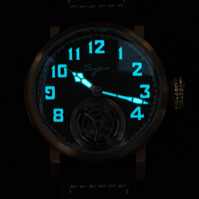 Pre-owned Sugess Tourbillon Master X Cusn8 Seagull St8230 Mechanical Men Watch Su8230ck
