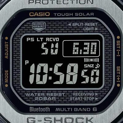 Pre-owned Casio Gmw-b5000mb-1jf G-shock Tough Solar Bluetooth Metal Men Watch In Box