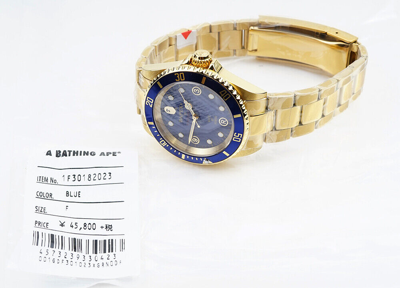 Pre-owned A Bathing Ape Bapex T001 Series Rolex Explorer Wrist