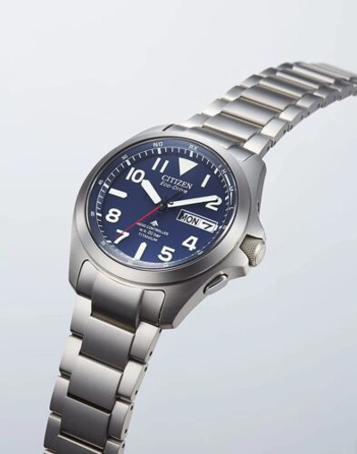 Pre-owned Citizen Promaster Land Eco-drive At6080-53l Solar Men's Watch From Japan