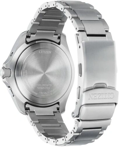 Pre-owned Citizen Promaster Land Eco-drive At6080-53l Solar Men's Watch From Japan